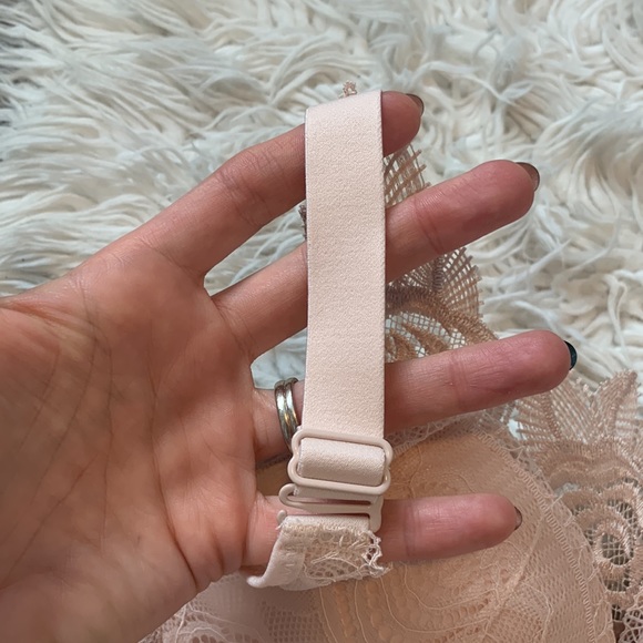 Floral Pink Embroidered Bralette 36B - Picture 5 of 5